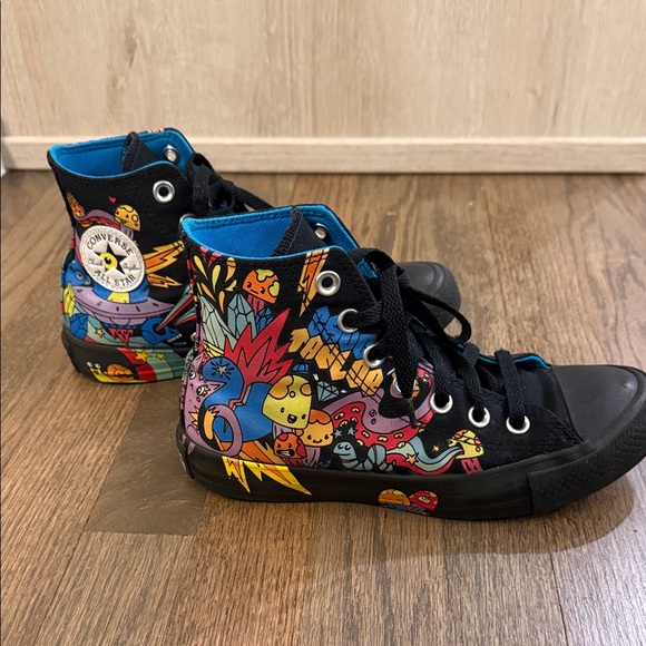 Converse All Star Chuck Taylor High-Top Graffiti Men’s Size 4 Women’s 6 Sneakers - Picture 6 of 11